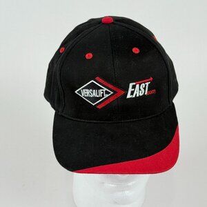 Cap America Versalift East.Com Black & Red Hat Adjustable Fit Classic Design